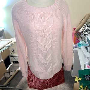 Aerie women’s pink sweater large